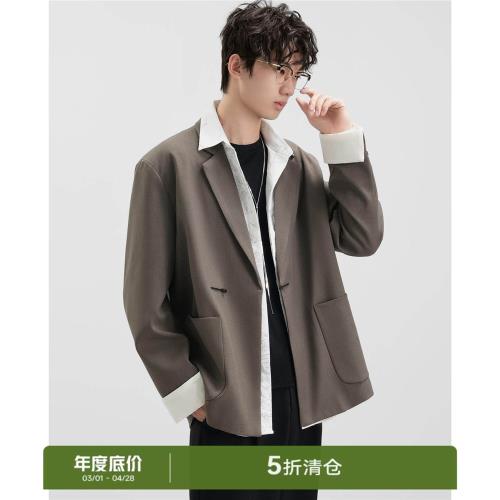 OWNR 新中式精致高級感西裝外套2026秋季新款休閑直筒輕熟風西服