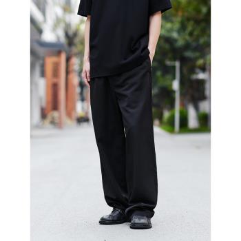 PSO Brand 170克不易沾水基礎款工裝褲男寬松直筒褲百搭休閑長褲