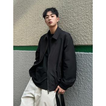 PSO Brand160克風衣面料基礎款翻領夾克男2024新款春季情侶外套