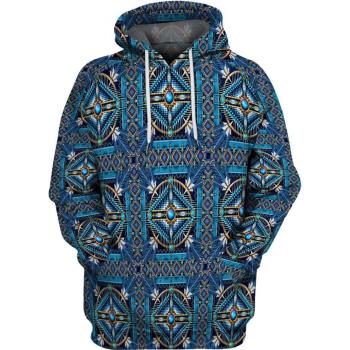 3D print long-sleeved hooded top man 3D印花長袖連帽上衣男