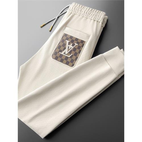 2024春夏新款男士輕奢高品質歐貨休閑運動褲彈力修身束腿小腳衛褲