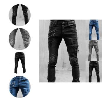 Jeans百搭緊身彈力小腳牛仔褲