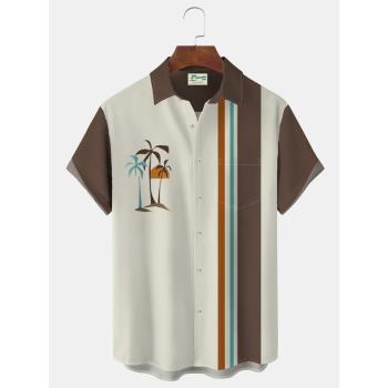 3D floral plus size short sleeved shirt 3D花卉大碼短袖襯衫