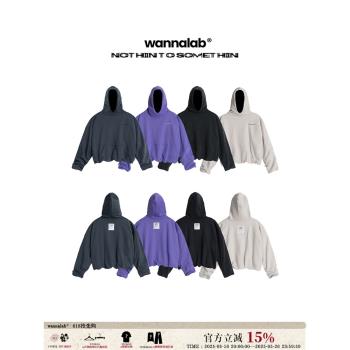 WANNA LAB雙層OVERSIZE連帽衫