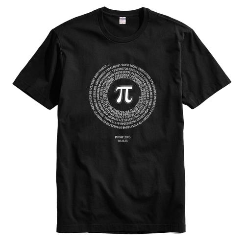 數學圓周率麻省理工學院pi day 學霸學生老師禮物純棉T恤短袖衣服