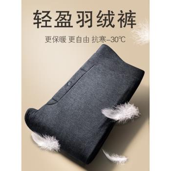 內穿中老年人輕薄東北防寒羽絨褲