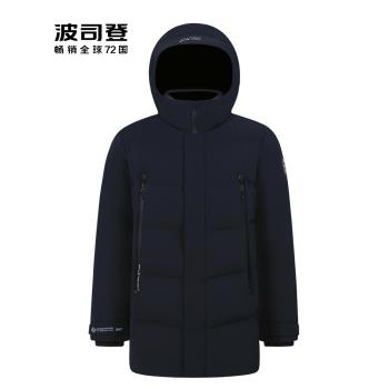 波司登羽絨服男款中長款冬季新款高階戶外GORE-TEX加厚鵝絨服外套