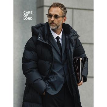CAREOFLORD Bal系列 冬季男女同款加厚鵝絨服連帽羽絨服外套9582