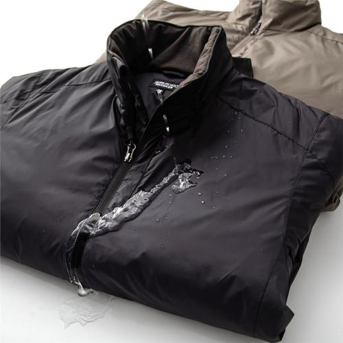 戶外輕量化防風防水！外貿冬季男熱反射內襯棉服立領商務休閑棉衣