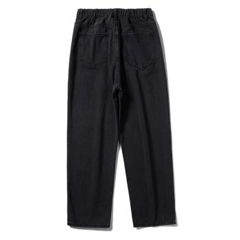 Summer Straight Fit Elastic Waist Jeans夏季直筒彈 力腰牛仔褲