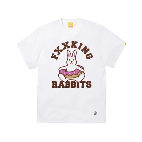 #FR2 Rabbit Donut T-shirt 男女短袖T恤潮