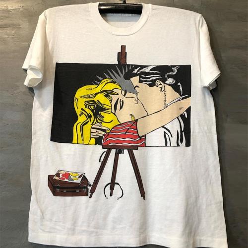 Roy Lichtenstein利希滕斯坦吻波普藝術風ins潮流小眾男女短袖T恤