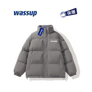 WASSUP官網旗艦店男女秋冬季羽絨棉服棉襖外套麵包服加厚棉衣潮牌