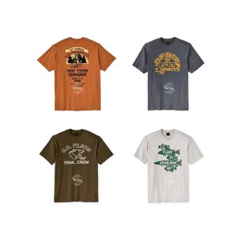FILSON FRONTIER邊境前沿系列純棉圖案印花休閑工裝T恤短袖