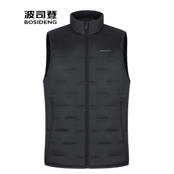 波司登羽絨馬甲男短款立領秋冬新款輕薄鵝絨商務休閑男裝無袖外套
