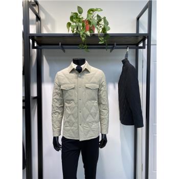 24年冬季新品男士翻領羽絨服輕薄商務鴨絨服外套LENZON領佐品牌