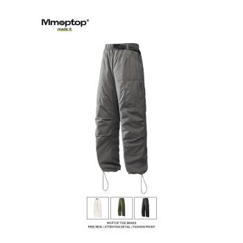 Mmoptop輕薄工裝羽絨褲男冬季外穿2025新款極寒過冬90白鴨絨褲子