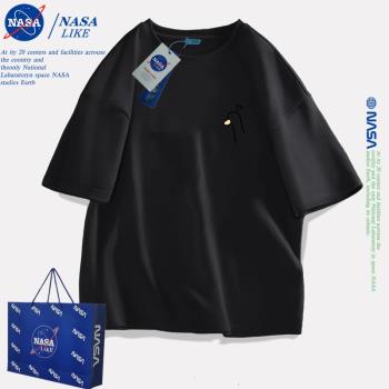 NASA男款體恤純棉情侶半袖上衣