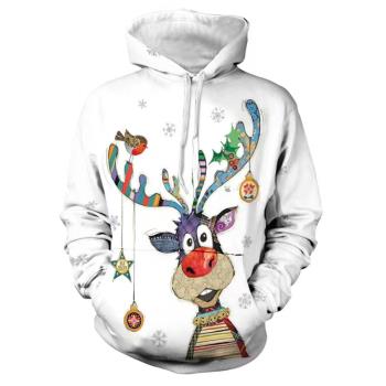 3D animal print long-sleeved hoodie  3D動物印花長袖衛衣