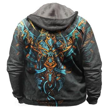 3D digital printing long sleeved hooded sweater 3D印花衛衣