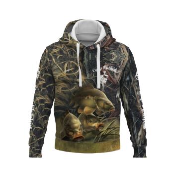 Fish 3D Digital Print Long Sleeve Hoodie魚類3D印花長袖連帽衫