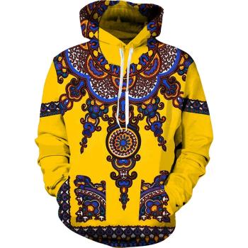 3D printed hoodie with long sleeve hoodie 3D印花連帽長袖衛衣