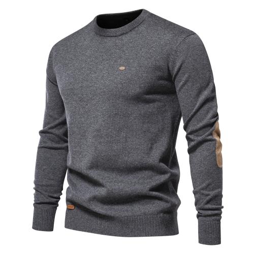2023男裝休閑百搭男士毛衣套頭圓領針織衫Men round neck sweater