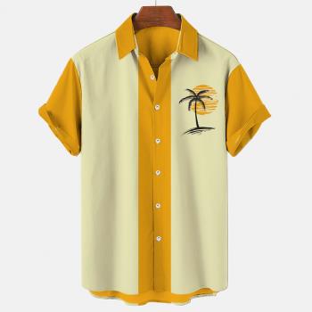 3D lapel large size short sleeved shirt 3D翻領大碼短袖襯衫