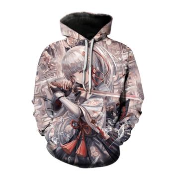 3D anime long-sleeved loose hoodie 3D動漫長袖寬松連帽衛衣