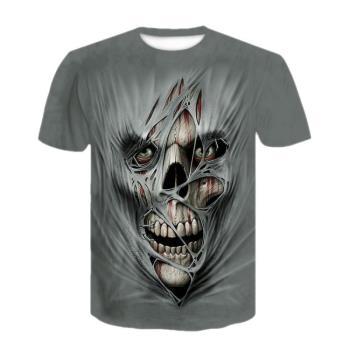 Cool Reaper 3D Print Mens T-Shirt炫 酷死神3D數碼印花男士T恤