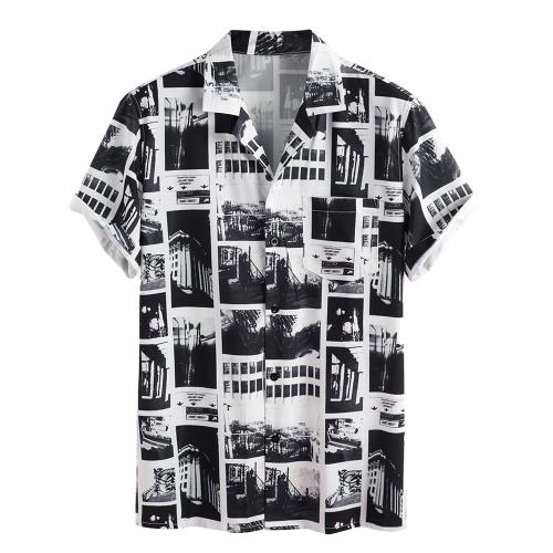 2021 new printed men's shirt casual african shirt印花男襯衫