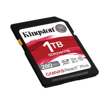 金士頓 Canvas React Plus 1TB SDXC UHS-II V60 U3 記憶卡