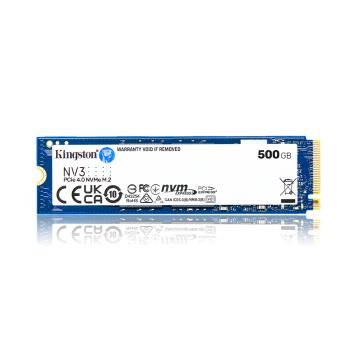 Kingston 金士頓 500GB NV3 PCIe 4.0 NVMe SSD 固態硬碟