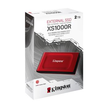 金士頓 Kingston XS1000 2TB 外接式行動固態硬碟 SSD 星曜紅