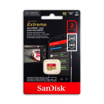 SanDisk 2TB Extreme A2 U3 小卡 UHS-I 記憶卡 臺灣保固公司貨
