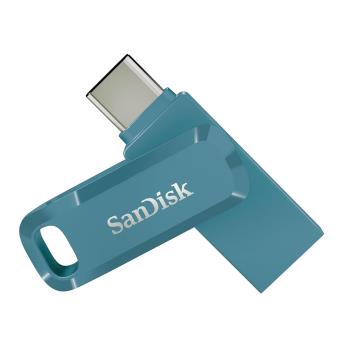 SanDisk Ultra GO TYPE-C USB 3.2 256G 旋轉隨身碟 海灣藍