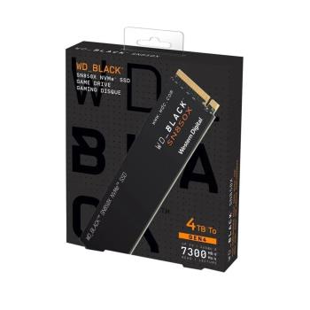 WD Black SN850X 4TB M.2 2280 PCIe 4.0 NVMe SSD 固態硬碟 無散熱片