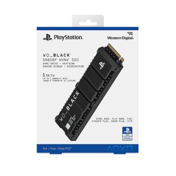 PS5專用 WD Black SN850P 1TB M.2 2280 PCIe 4.0 NVMe SSD 固態硬碟 獨家散熱片