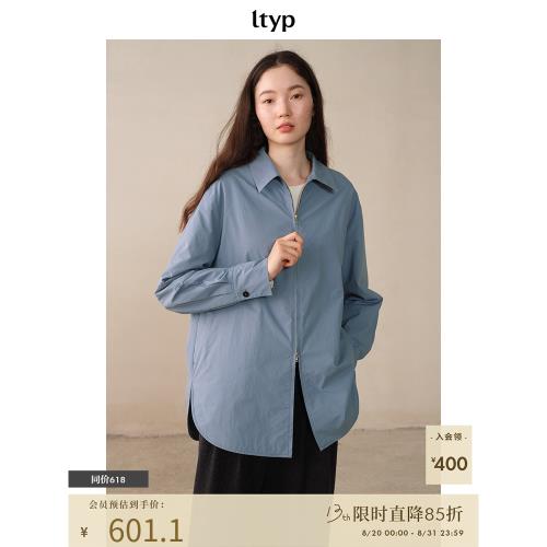 ltyp旅途原品 100%長絨棉襯衫式棉衣 文藝休閑設計感夾棉襯衣女冬