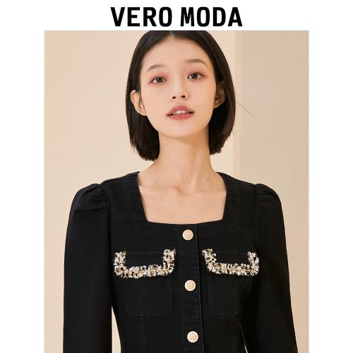 Vero Moda優雅顯瘦牛仔連衣裙