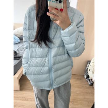 冬季羽絨棉服女2024年新款超好看輕薄保暖麵包服寬松休閑百搭棉襖