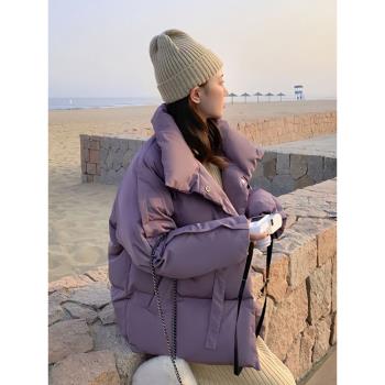 女冬季立領輕薄小個子爆款羽絨服