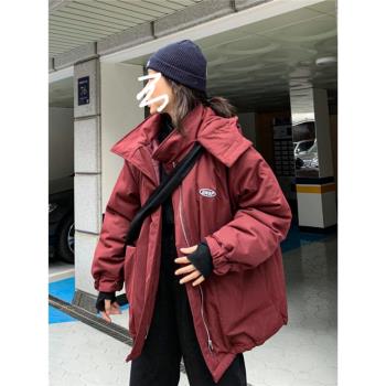 時尚寬松小個子爆款設計感羽絨服