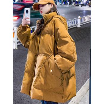 女冬季中長款加厚時尚寬松羽絨服