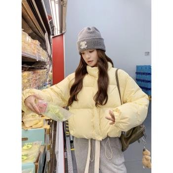 減齡奶fufu甜美小個子短款羽絨服