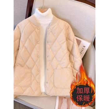 九江輕薄羽絨棉服棉衣薄款女款冬季2025新款大碼女士二棉外套夾棉