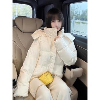 超輕加厚小個子羽絨棉服棉襖女麵包服冬季新款設計感小眾法式外套