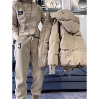 派克服外套女款2025年新款爆款寬松加厚小個子麵包服冬季棉衣棉襖