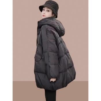 2025冬季新款爆款羽絨棉服女加厚寬松休閑時尚減齡黑色麵包服外套