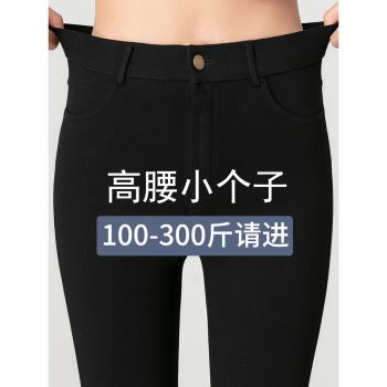 九分春秋顯瘦小腳胖mm牛仔打底褲